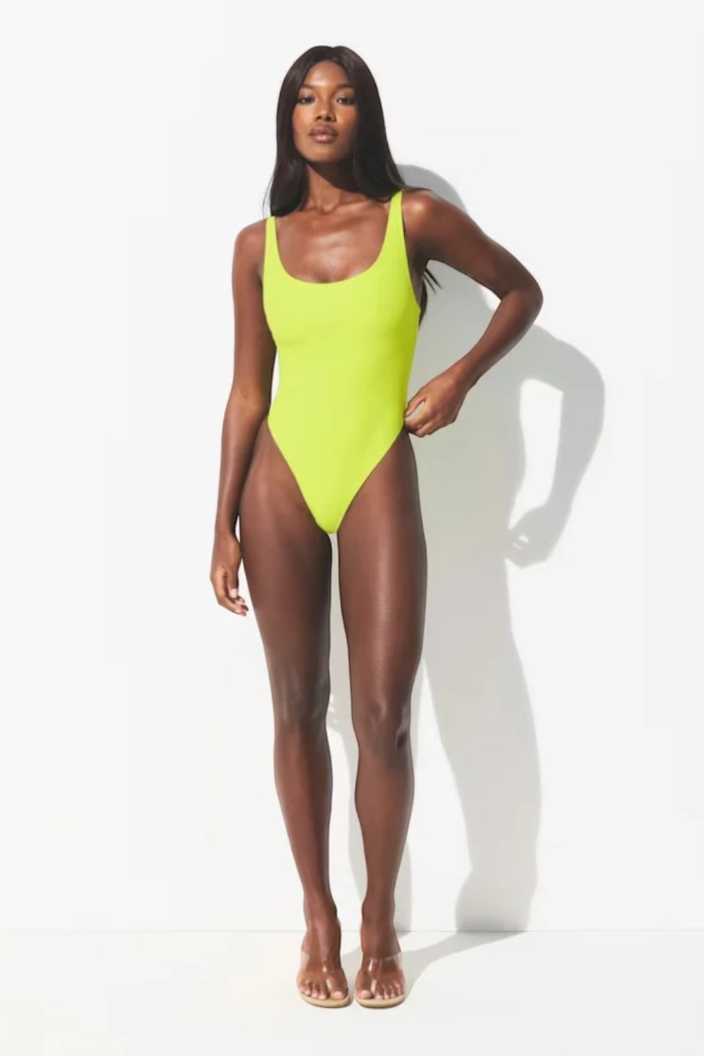 תמונת כל הלוק של SCOOP NECK ONE PIECE